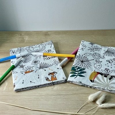 Cahier de coloriage lavable