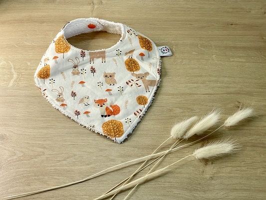bavoir enfant, bavoir bandana