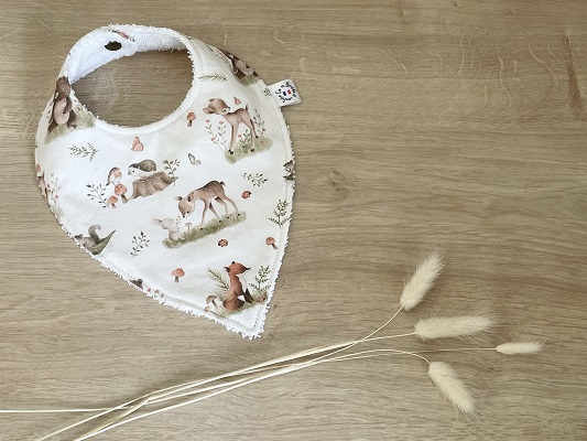 bavoir enfant, bavoir bandana