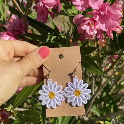 Boucles d’oreilles Marguerite
